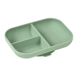 BÉABA Couverts Vaisselle Et Bavoirs*Assiette compartimentée silicone Vert sauge