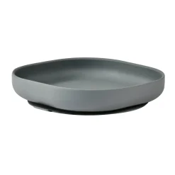 BÉABA Couverts Vaisselle Et Bavoirs*Assiette silicone ventouse Gris minéral
