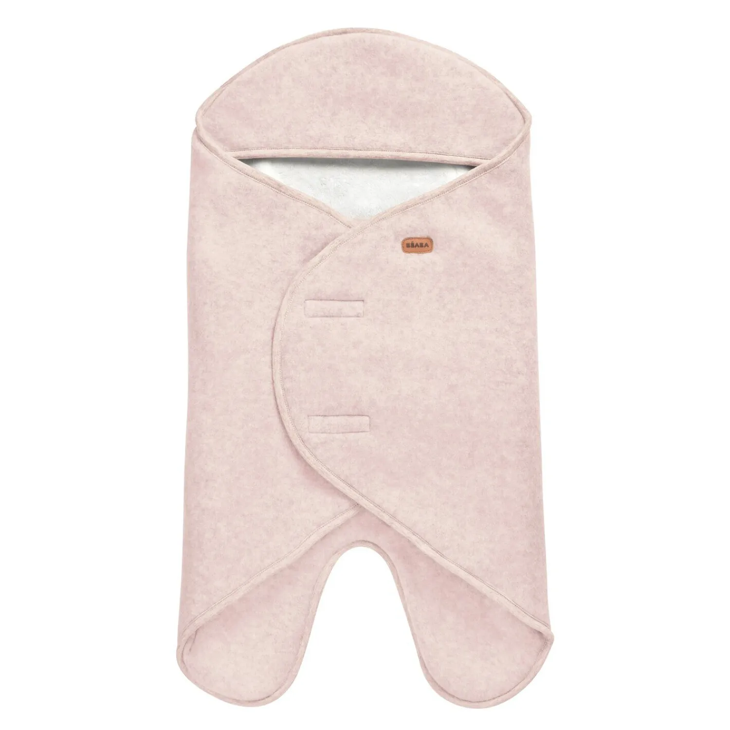 BÉABA Chancelières Et Nids D'ange*Babynomade® double polaire Rose poudré