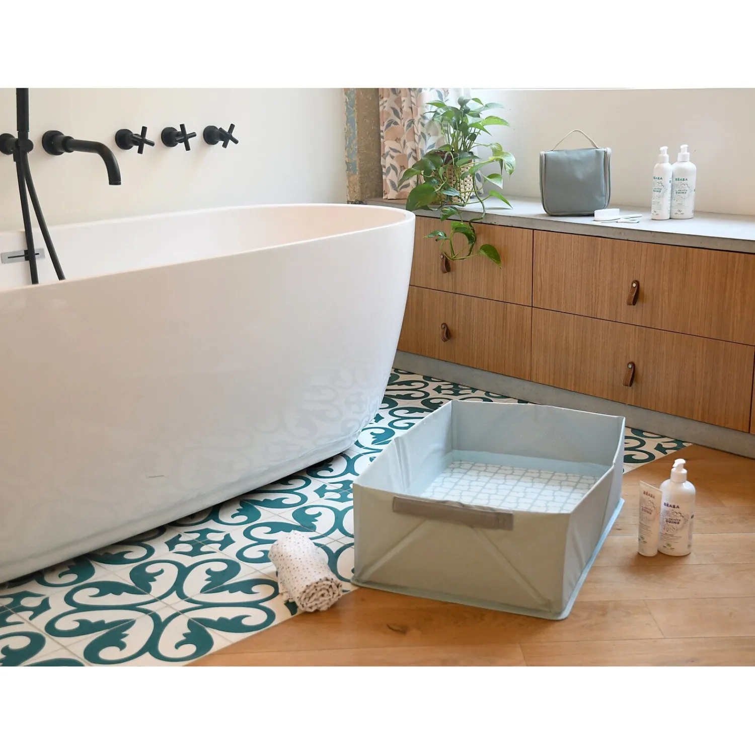 BÉABA Baignoires Et Accessoires*Baignoire Pop Up Camélé'O Bleu vert