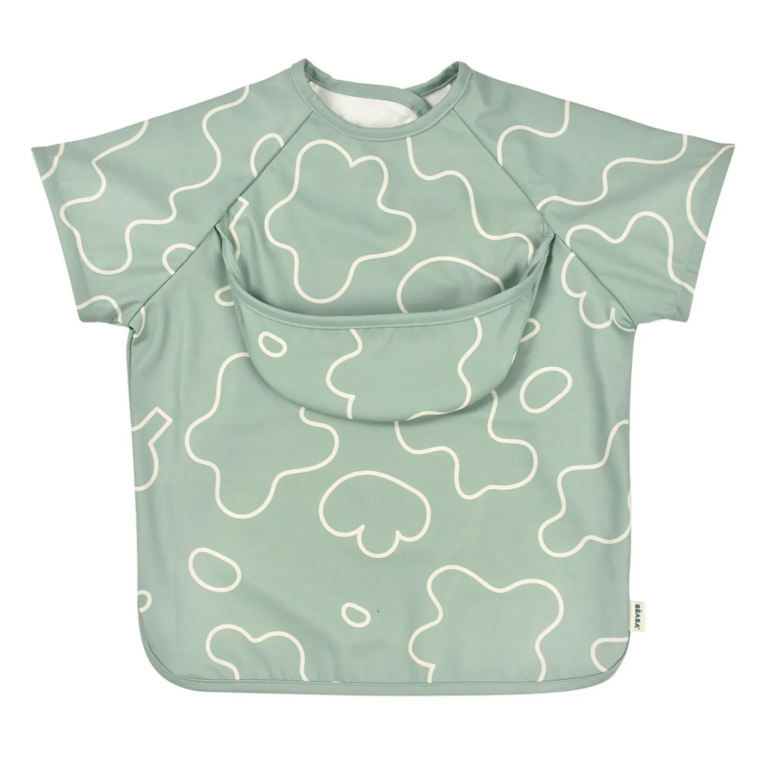 BÉABA Couverts Vaisselle Et Bavoirs*Bavoir à manches évolutif 2 en 1 Vert sauge