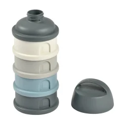 BÉABA Doseurs De Lait|Biberons Et Accessoires*Boîte doseuse de lait 4 compartiments empilables Gris/Bleu