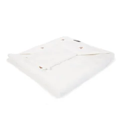 BÉABA Capes De Bain*Cape De Bain + Gant - 80x80 Cm - Jersey - Hearts