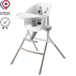 BÉABA Chaises Évolutives*Chaise haute évolutive Up and Down® Blanc/Gris