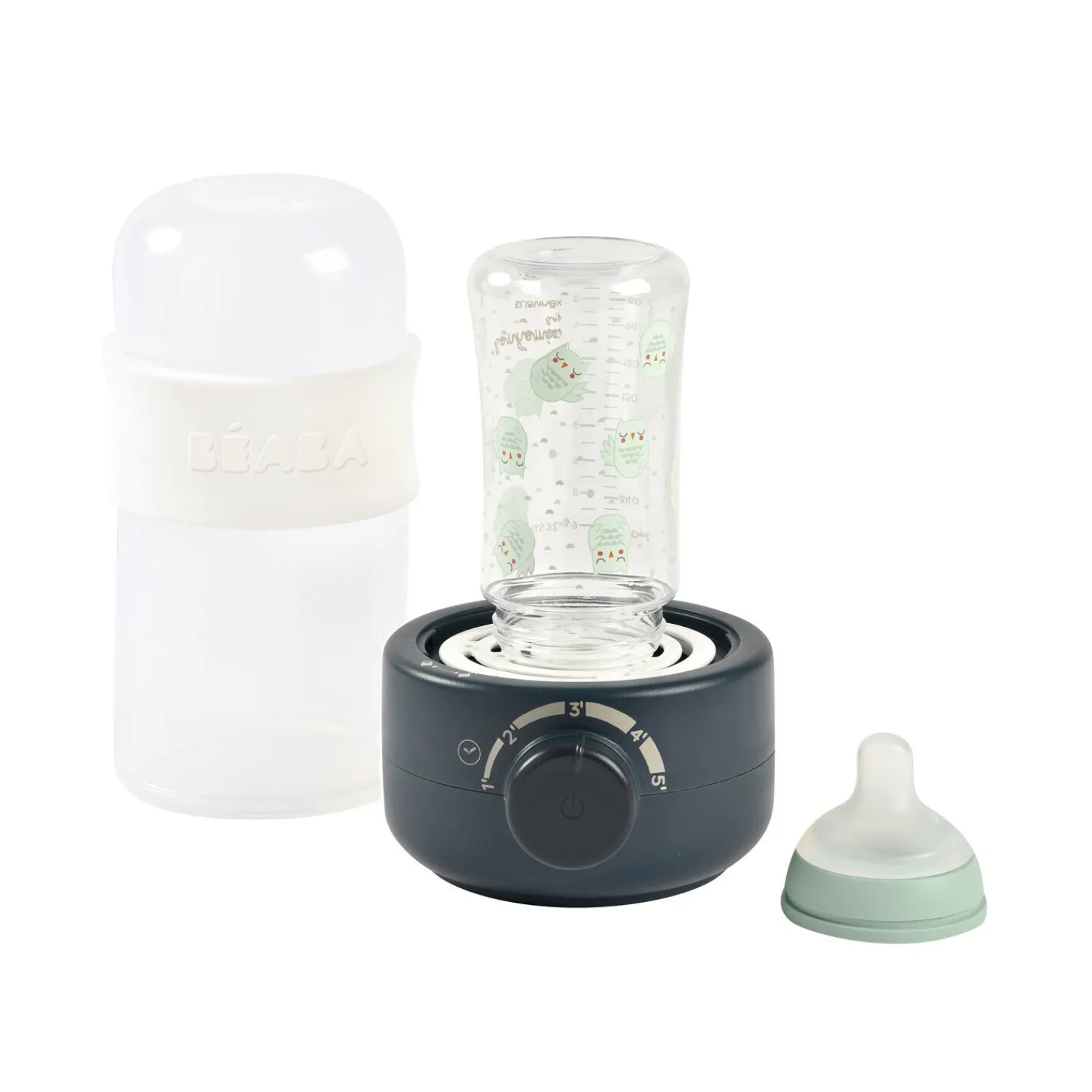 BÉABA Chauffe-biberon Et Préparateurs*Chauffe biberon Babymilk Second Night Blue