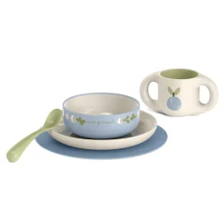 BÉABA Couverts Vaisselle Et Bavoirs*Coffret repas +6m