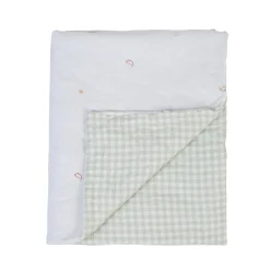 BÉABA Accessoires De Lit|Linges De Lit*Couverture De Bébé - 80x100 Cm - Jersey - Forêt - Mousseline