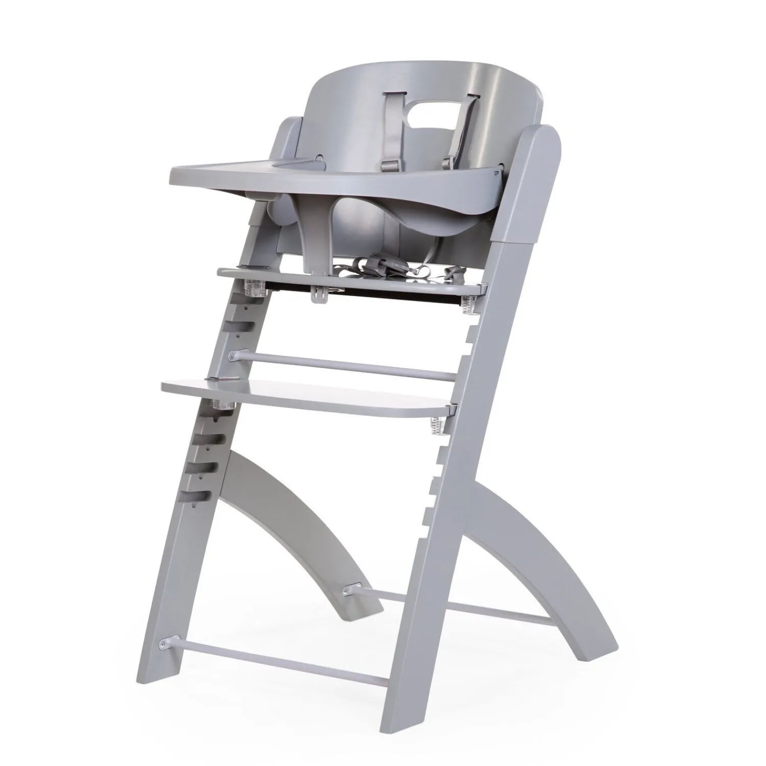 BÉABA Chaises Évolutives|Chaises En Bois*EVOSIT Chaise Evolutive + Tablette - Stone Grey