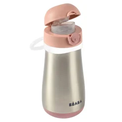 BÉABA Couverts Vaisselle Et Bavoirs|Biberons Et Accessoires*Gourde inox 350 ml Vieux rose