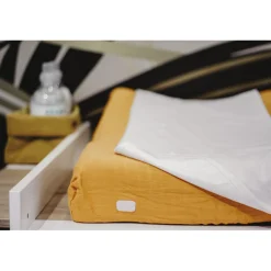 BÉABA Matelas À Langer|Baignoires Et Accessoires*Housse Sofalange® avec serviette éponge amovible Miel
