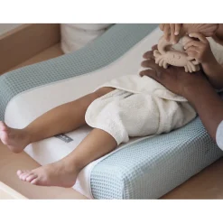 BÉABA Matelas À Langer|Baignoires Et Accessoires*Housse Sofalange® Bleu vert