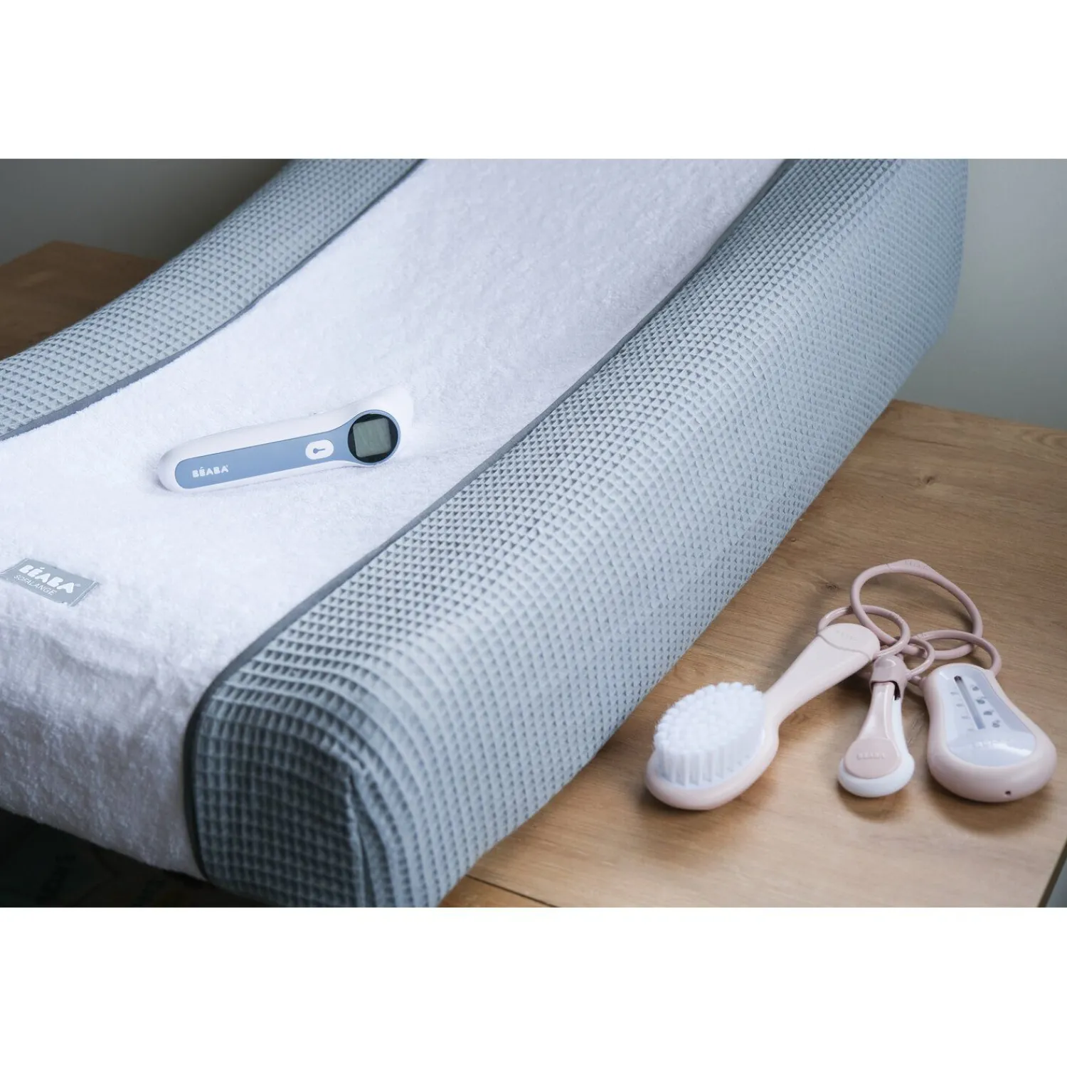 BÉABA Matelas À Langer|Baignoires Et Accessoires*Housse Sofalange® Gris clair