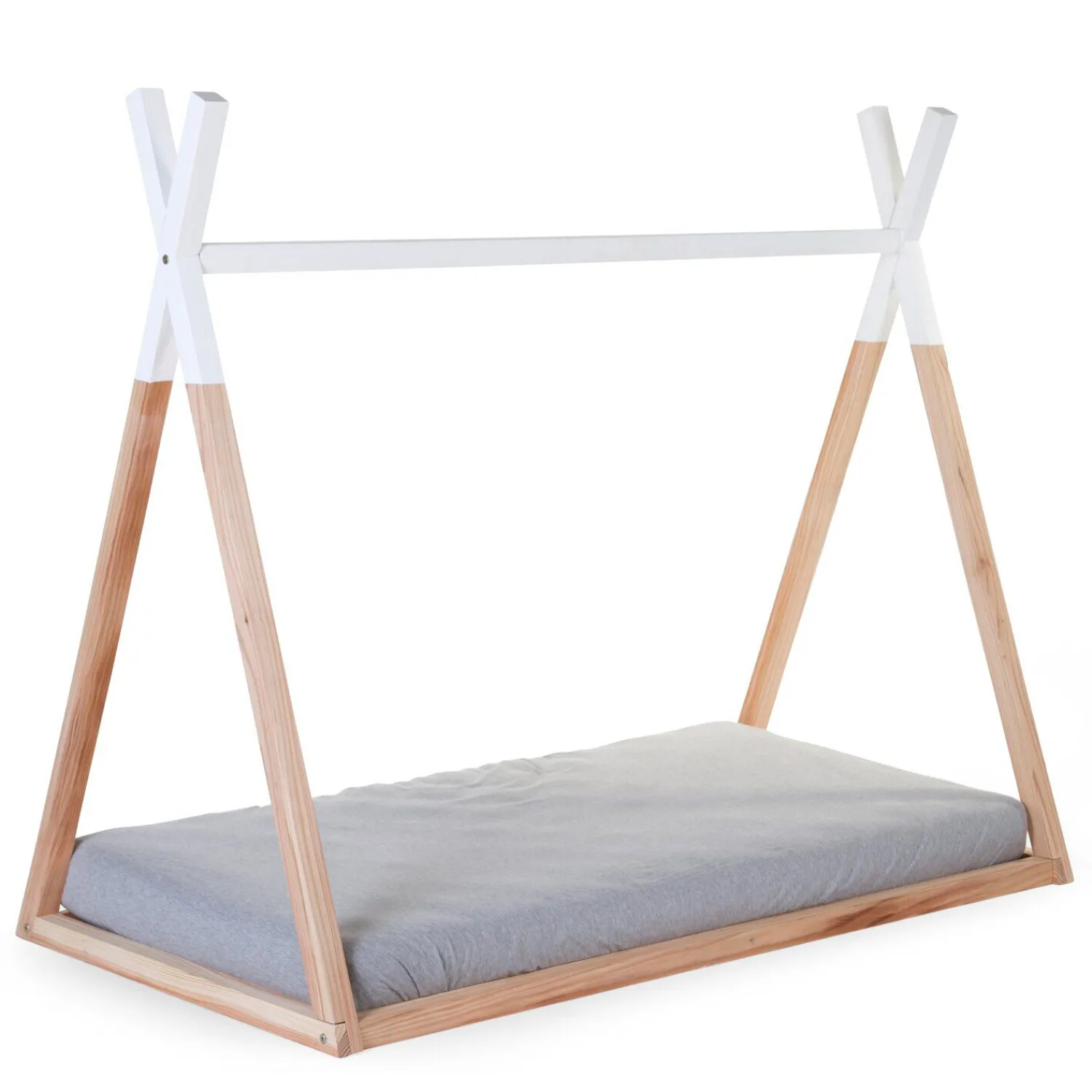 BÉABA Lits Tipi Et Cabanes*Lit Tipi - 70x140 Cm - Bois - Naturel Blanc