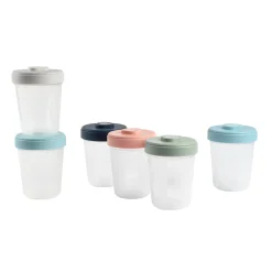 BÉABA Pots De Conservation*Lot de 6 portions clip 2ème âge 250ml