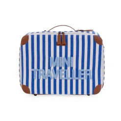 Enfant BÉABA Sacs À Dos Enfant|Sacs De Voyage*Mini Traveller Kids Suitcase - Rayures - Bleu Electrique /Bl