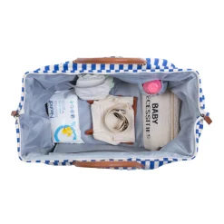 BÉABA Sacs De Voyage|Sacs À Langer*Mommy Bag ® Sac à Langer - Rayures - Bleu Electrique /Bleu