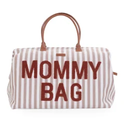 BÉABA Sacs De Voyage|Sacs À Langer*Mommy Bag ® Sac à Langer - Rayures - Nude/Terracotta