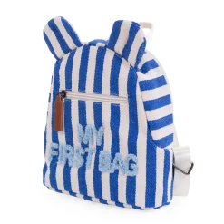 Enfant BÉABA Sacs À Dos Enfant|Cartables Enfant*My First Bag Sac a dos Enfant - Rayures - Bleu Electrique