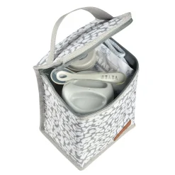 BÉABA Sacs Isotherme Bébé|Goûter Sain*Pochette repas isotherme Fleur de cerisier