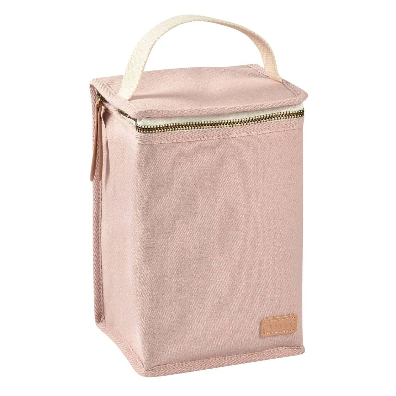 BÉABA Sacs Isotherme Bébé|Goûter Sain*Pochette repas isotherme Rose poudré