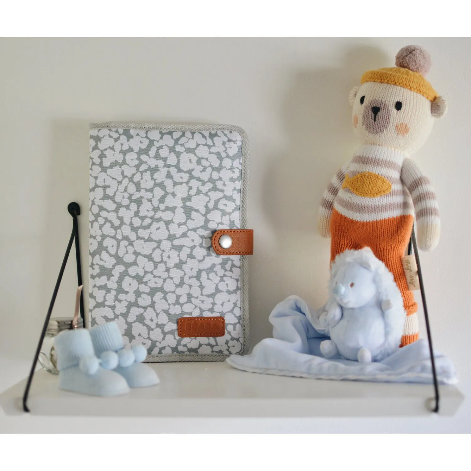 BÉABA Accessoires De Toilette*Protège carnet de santé Fleurs de cerisier