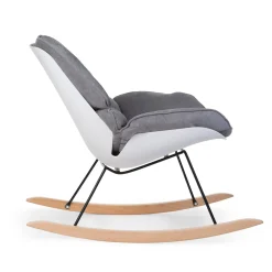 BÉABA Chaises D'allaitement*Rocking Chaise A Bascule Lounge - Blanc Gris