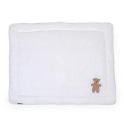 BÉABA Parcs Bébé Et Accessoires*Tapis De Parc - 75x95 Cm - Jersey Melange Beige / Muslin Ted