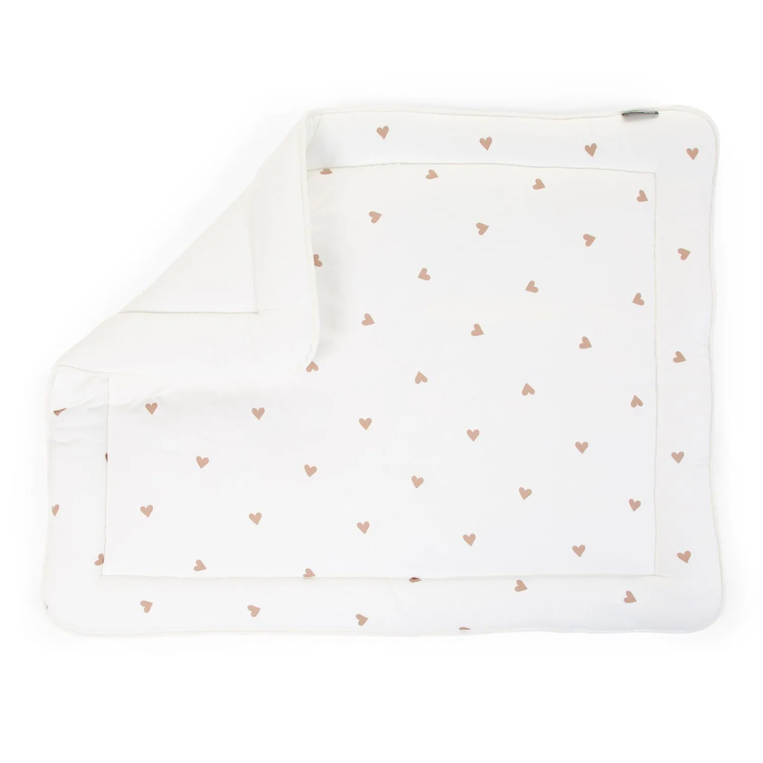 BÉABA Parcs Bébé Et Accessoires*Tapis De Parc - 75x95 Cm - Jersey + Mousseline - Hearts