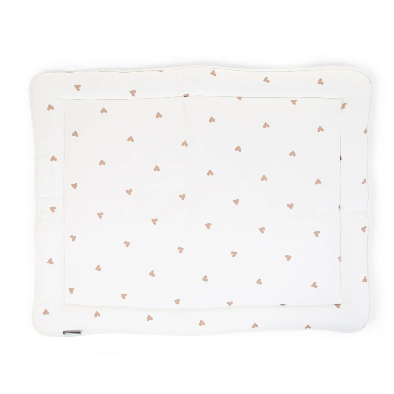 BÉABA Parcs Bébé Et Accessoires*Tapis De Parc - 75x95 Cm - Jersey + Mousseline - Hearts