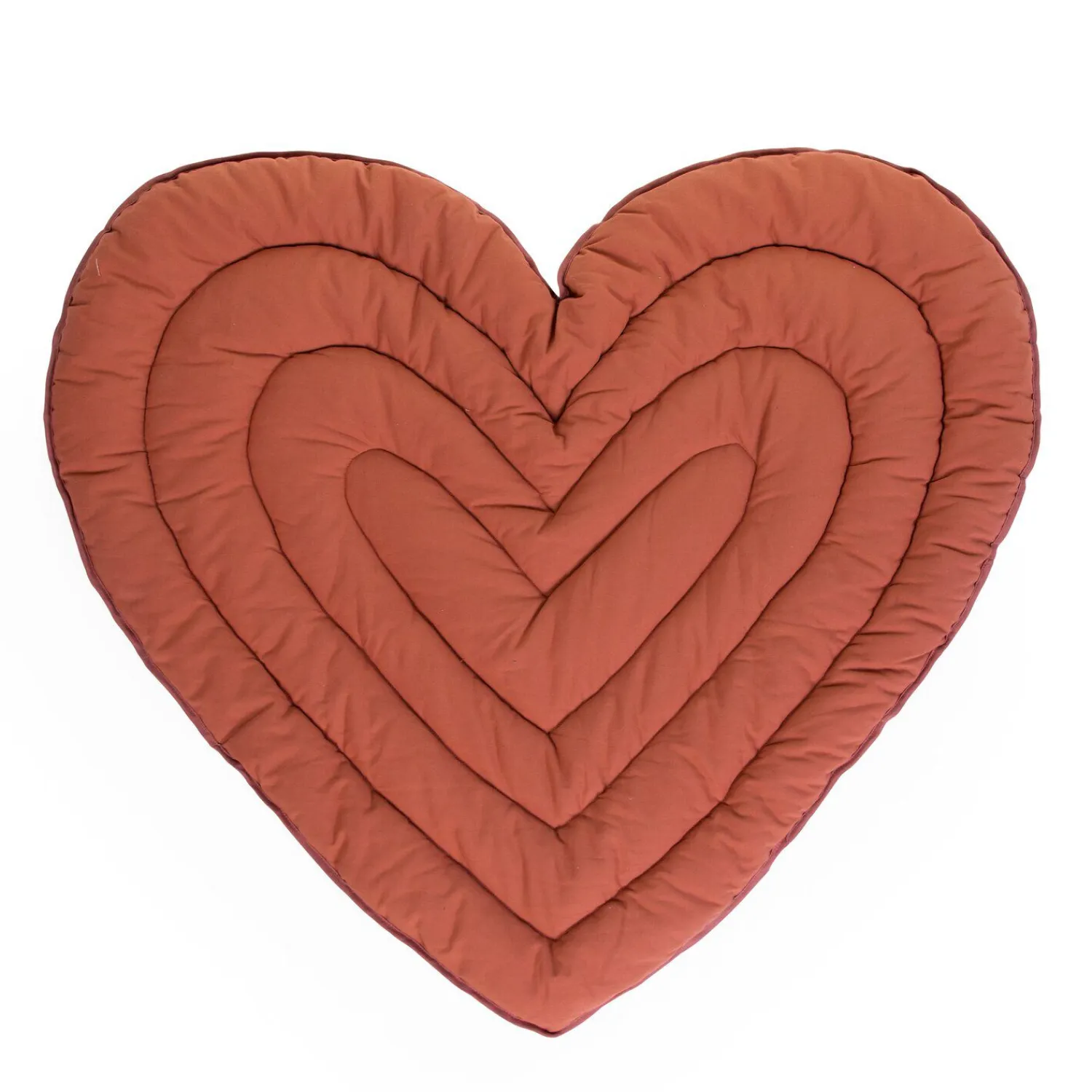 BÉABA Jouets*Tapis d’éveil 120cm Coeur terracotta