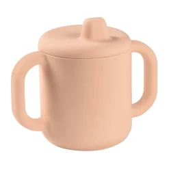BÉABA Goûter Sain|Couverts Vaisselle Et Bavoirs*Tasse d'apprentissage silicone Rose