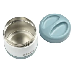 BÉABA Goûter Sain|Pots De Conservation*Thermo-portion inox 500ml Bleu