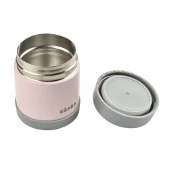 BÉABA Goûter Sain|Pots De Conservation*Thermo-portion inox 300ml Rose clair