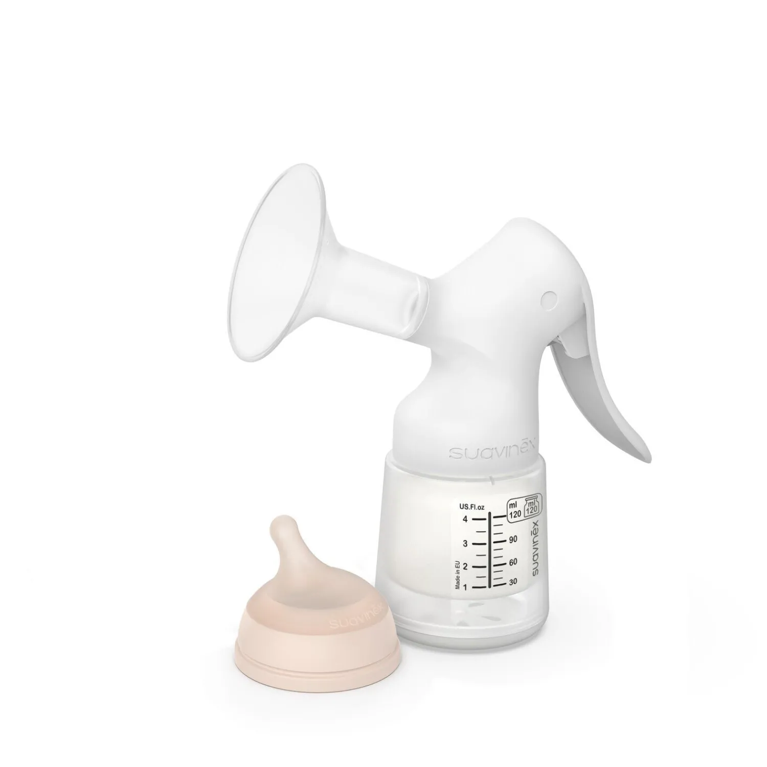 BÉABA Tire-laits*Tire-lait manuel avec biberon Zero Zero 120 ml