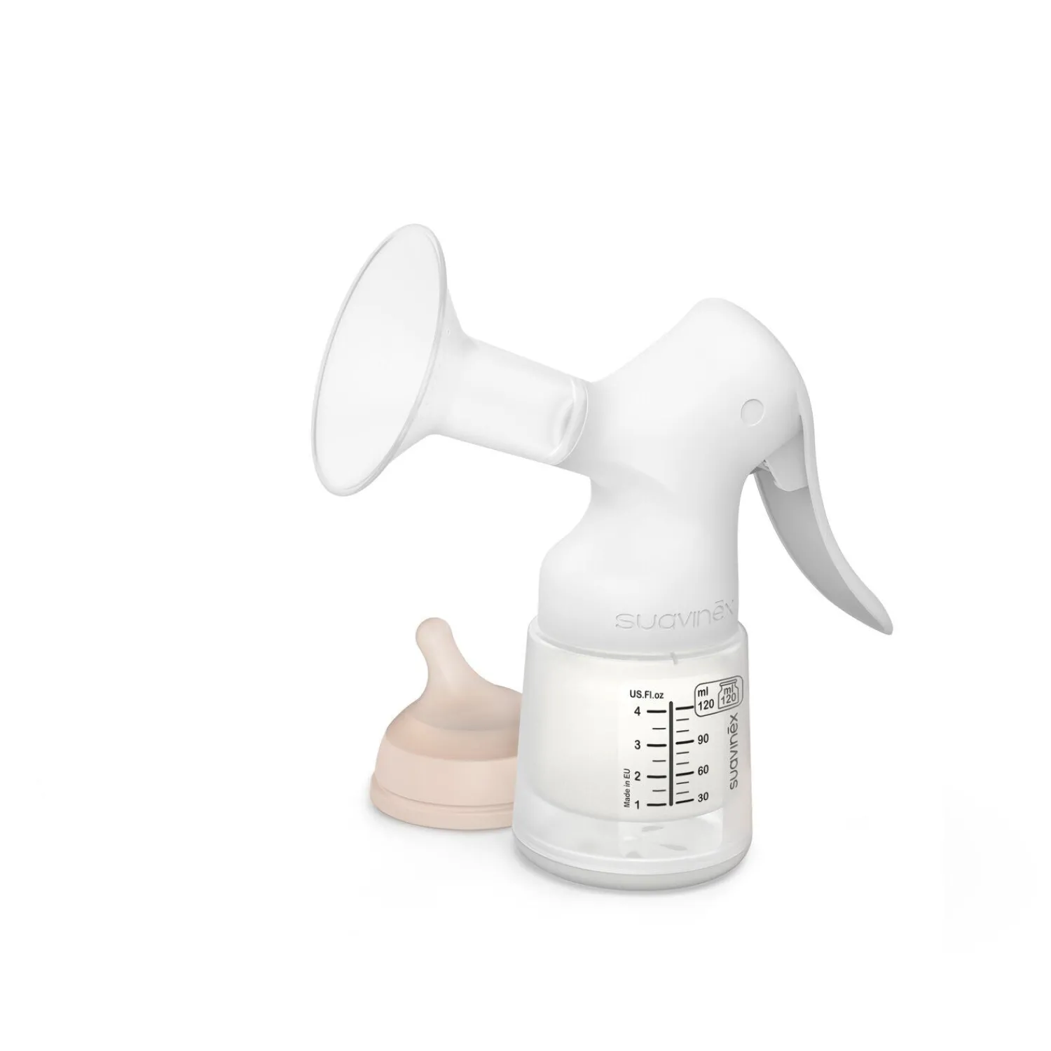 BÉABA Tire-laits*Tire-lait manuel avec biberon Zero Zero 120 ml